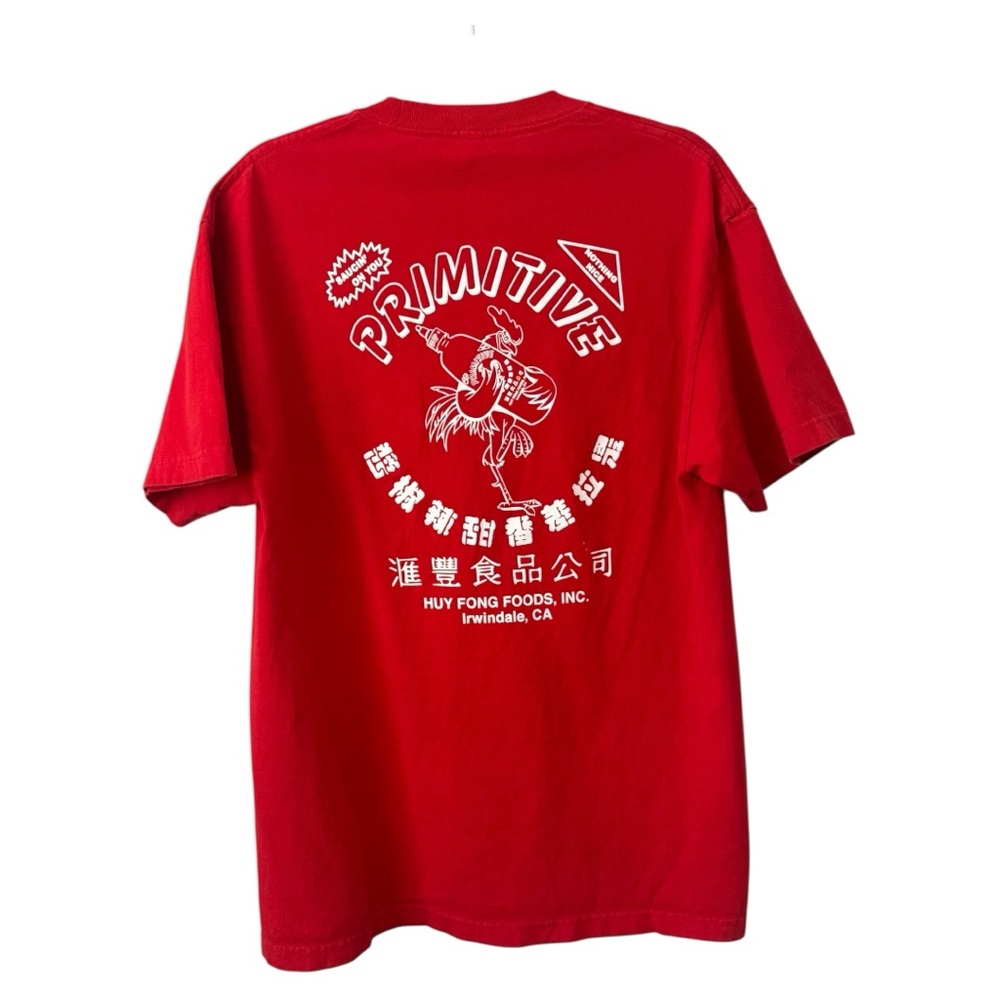Primitive Vibrant Red Tee Shirt Size L